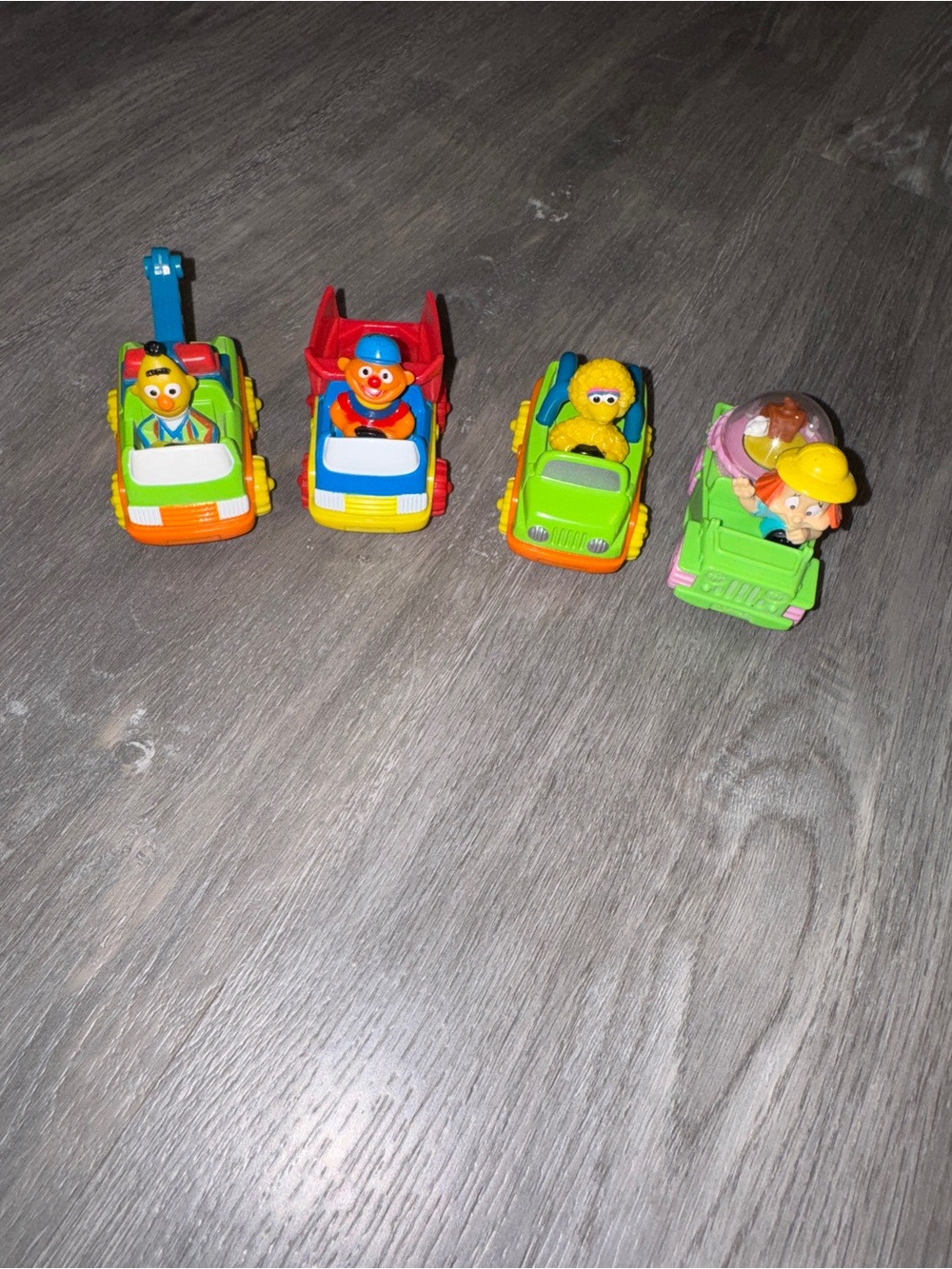 Vintage Sesame Street die-cast cars